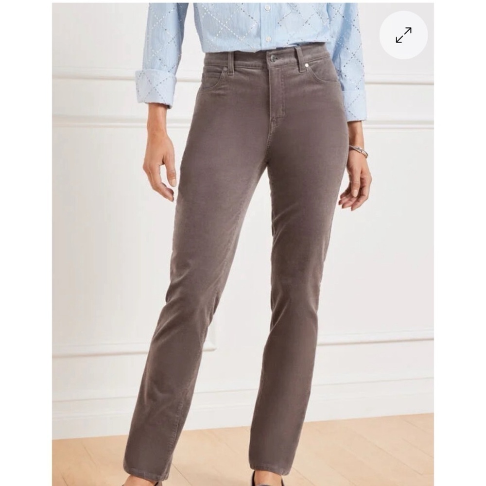 Talbots STRETCH CORDUROY STRAIGHT LEG PANTS